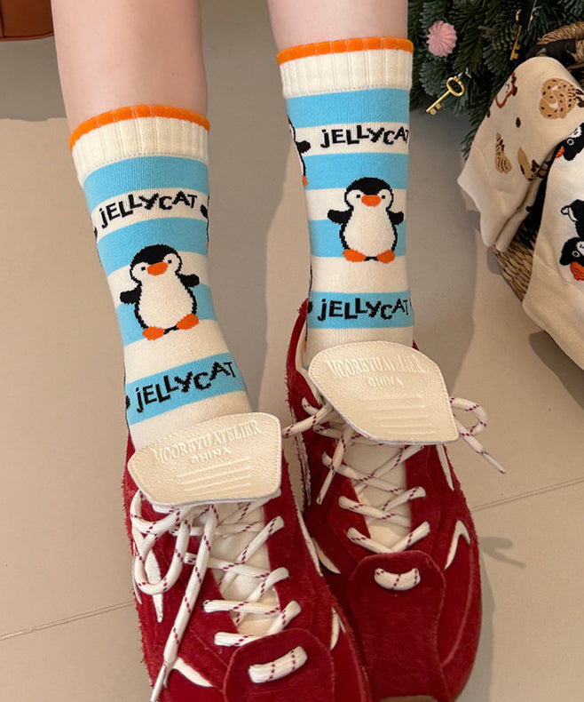 Women’s Mid Calf Socks Cartoon Style 3
