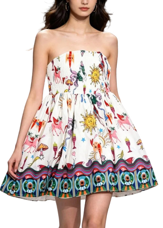 Women's Mid Dress Cold Shoulder Sleeveless 0