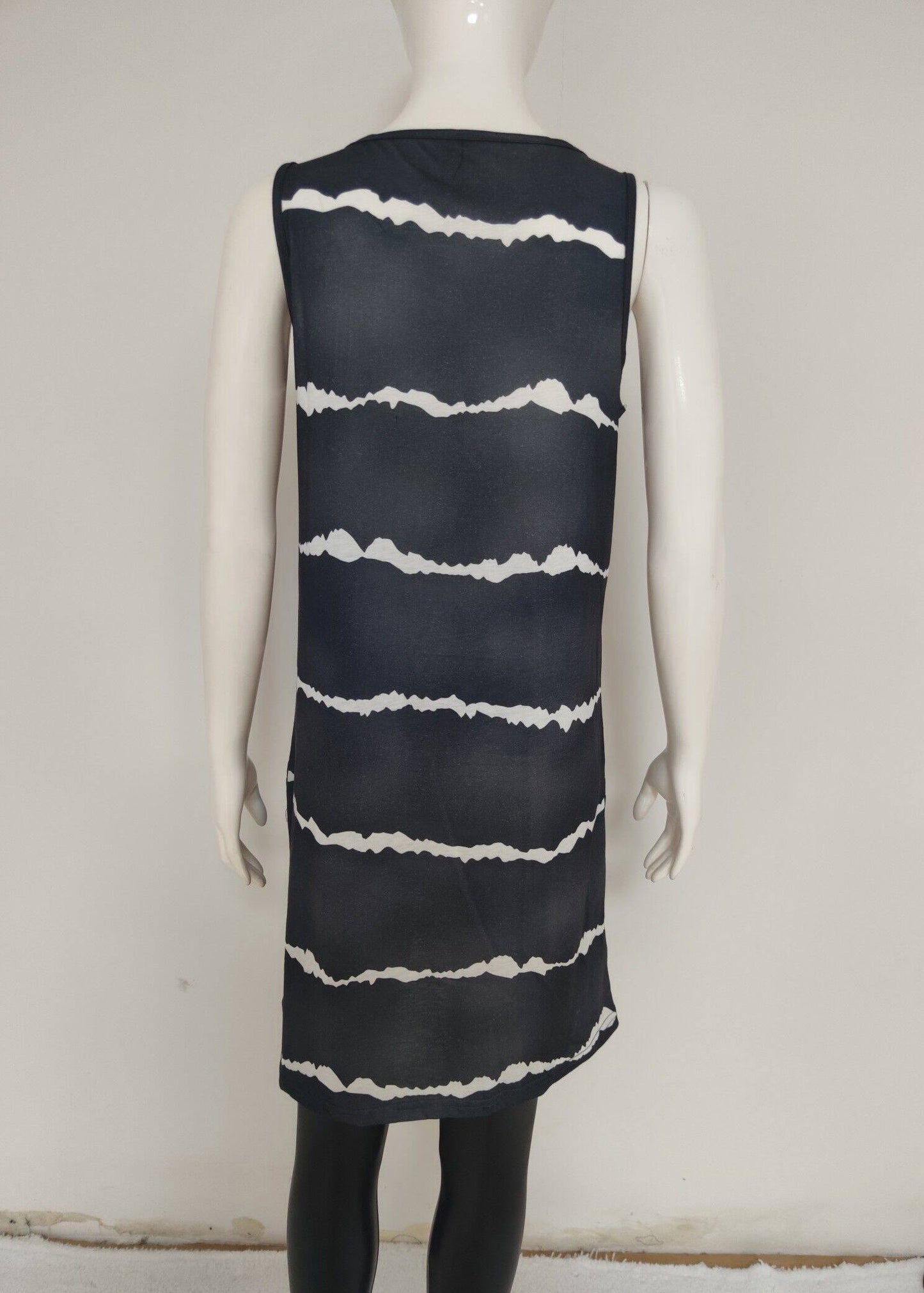 Women's Mid Dress Loose Fit Striped with Pockets 4