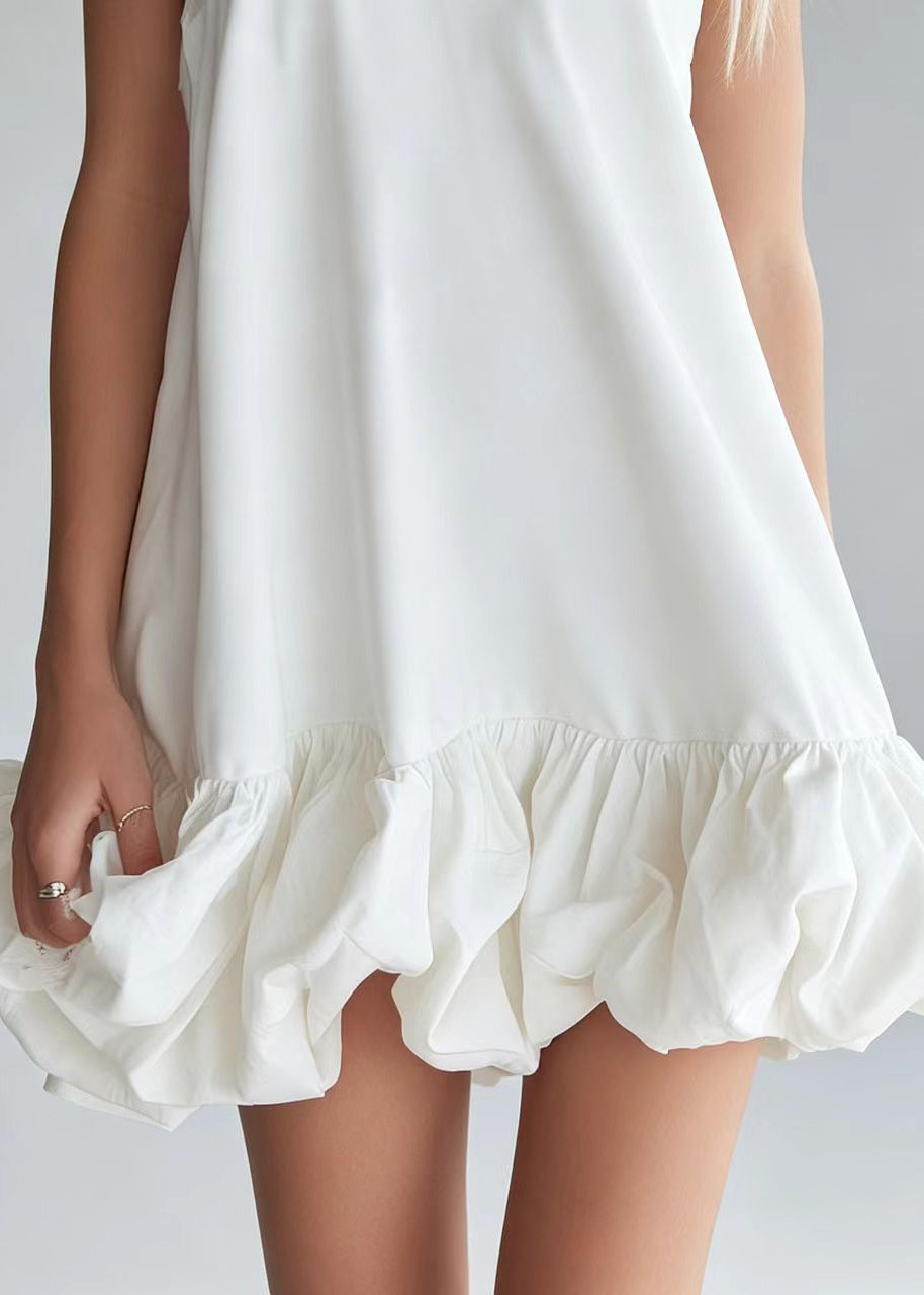 Women's Mini Dress V Neck Summer Style 4