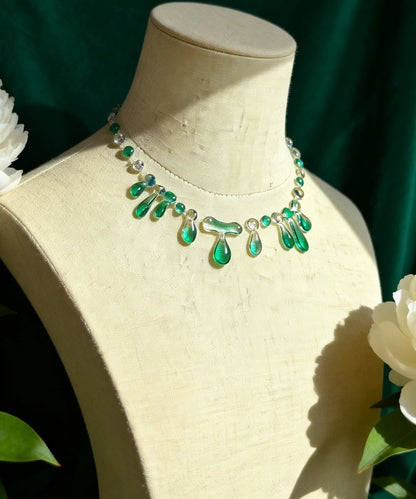 Women's Necklace Teardrop Vintage Style 4