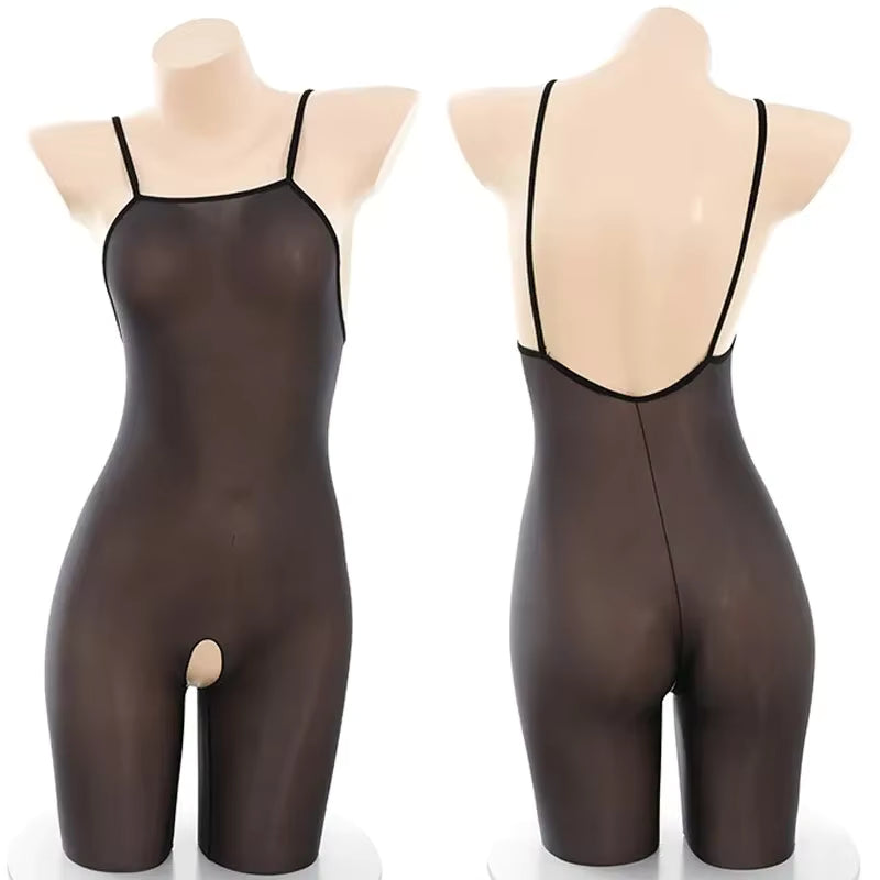 Women's Nun Cosplay Jumpsuit Sheer Style 5