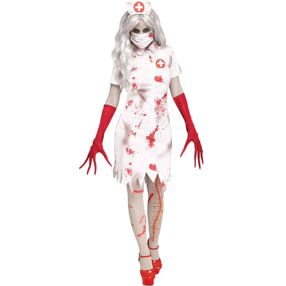 Women's Nurse Costume Horror Style 0