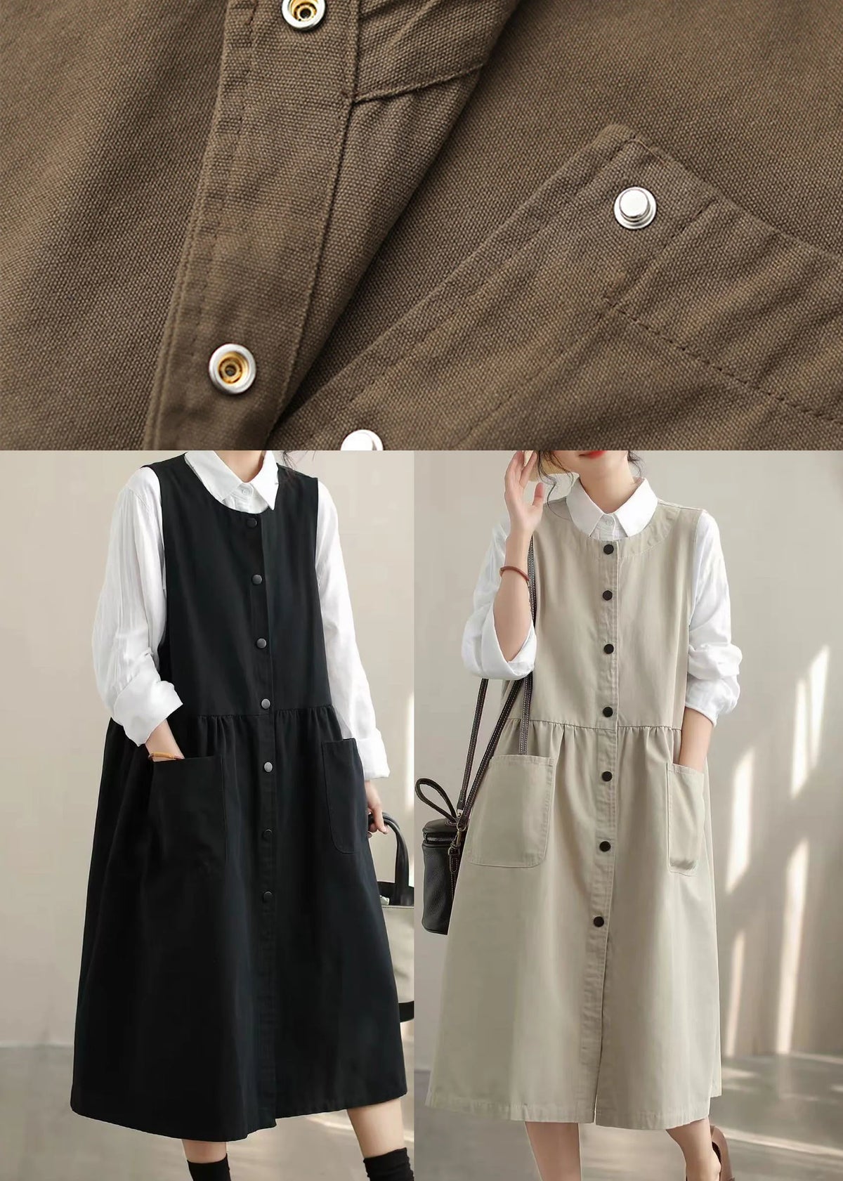 Women's Oversized Bohemian Dress Relaxed Fit 4