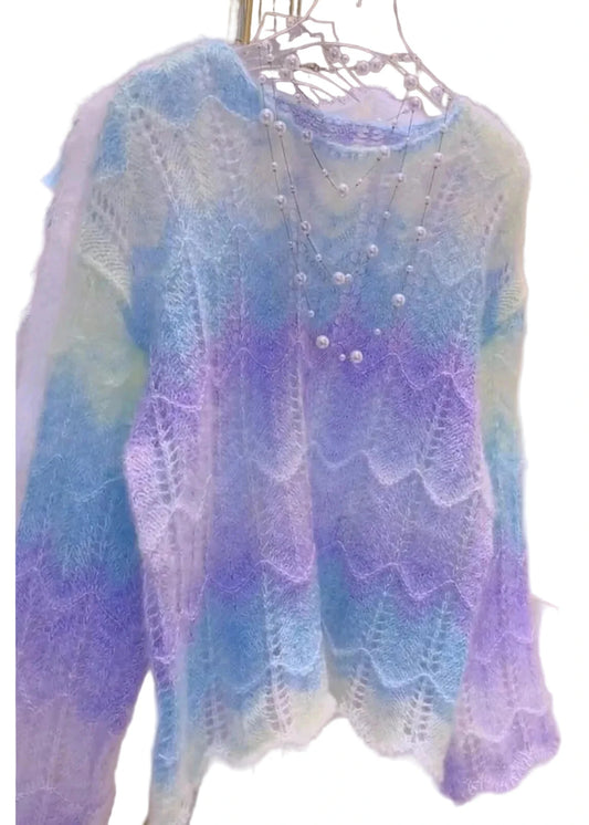 Women's Oversized Knit Pullover Bohemian Style 2