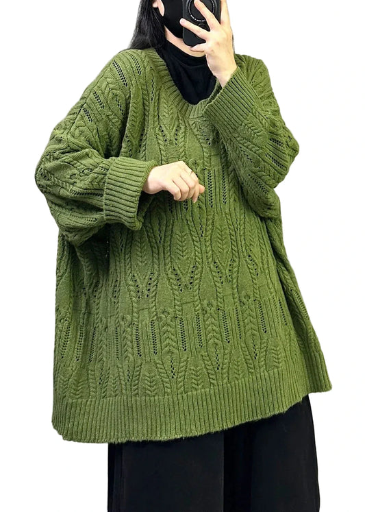 Women's Oversized Knit Top Bohemian Style 0