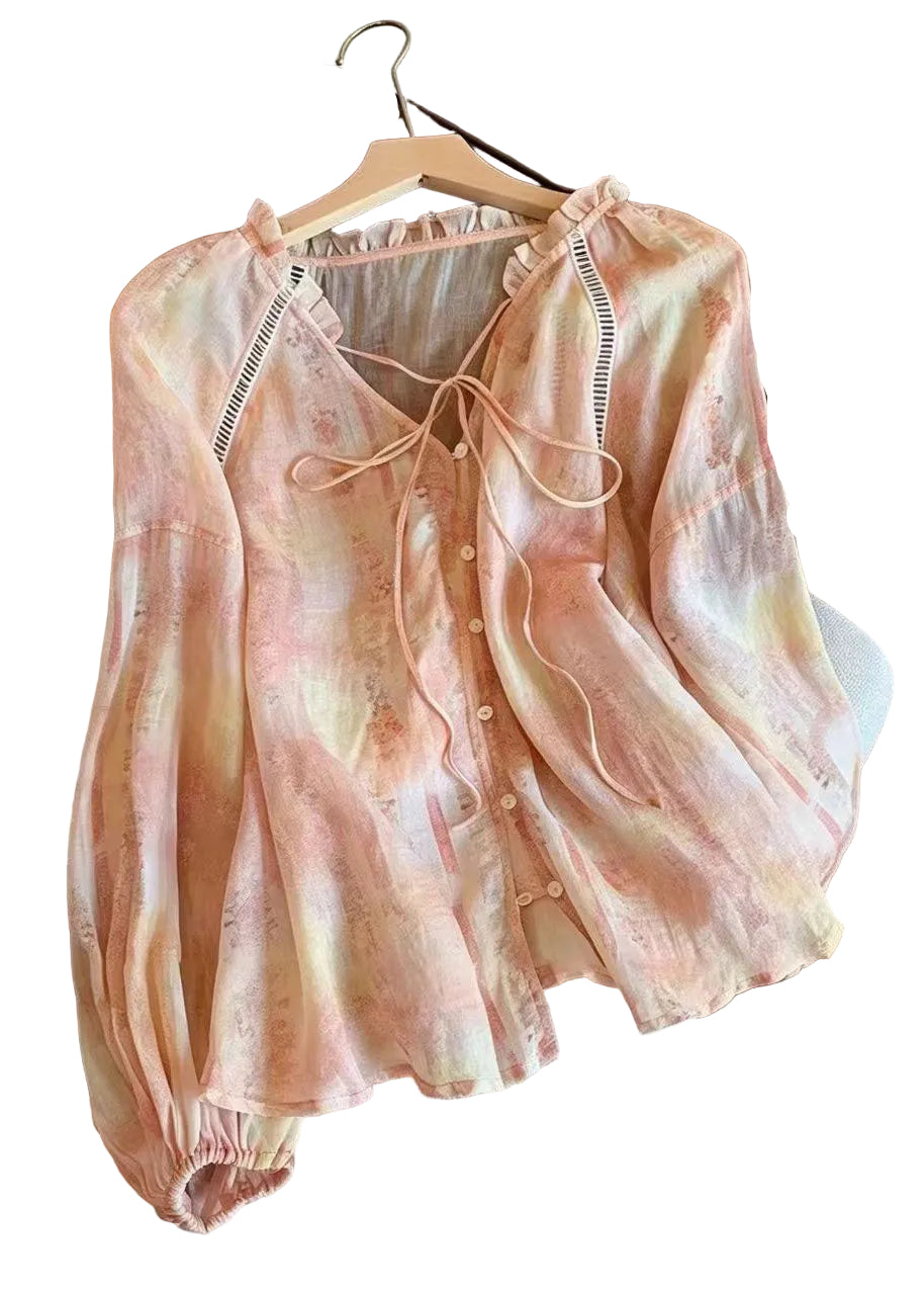Women's Oversized Printed Shirt Top Plus Size Summer Style 0