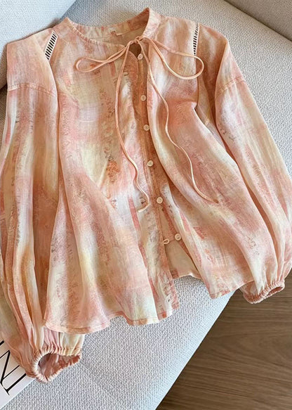 Women's Oversized Printed Shirt Top Plus Size Summer Style 1