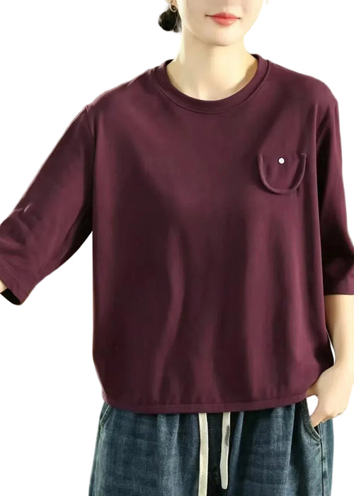 Women's Oversized Shirt Top Half Sleeve Loose Fit 0