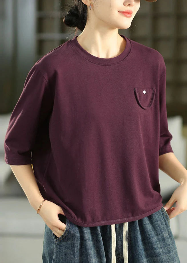 Women's Oversized Shirt Top Half Sleeve Loose Fit 2