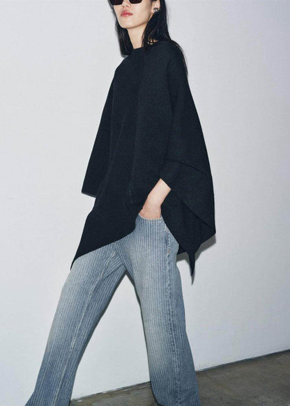 Women's Oversized Top Cloak Sleeve Style 1