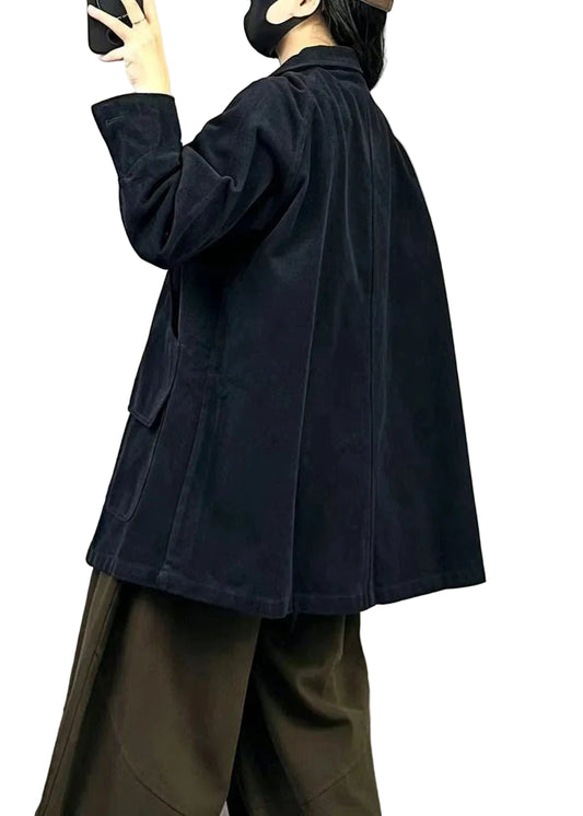 Women's Oversized Trench Coat Patchwork Style 3