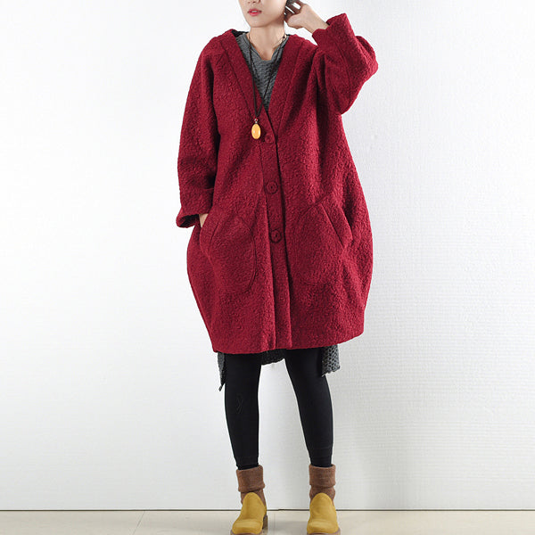 Women's Oversized Winter Coat Original Design 1