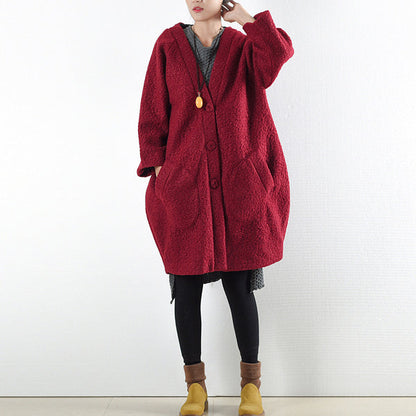 Women's Oversized Winter Coat Original Design 1