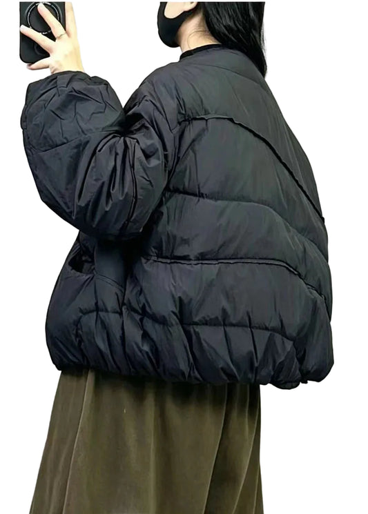 Women's Oversized Winter Coat Vintage Style 3