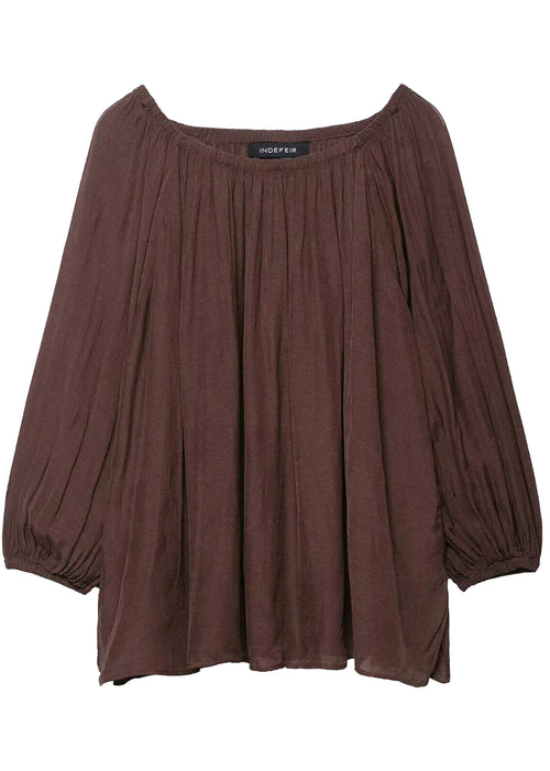 Women's Oversized Wrinkled Shirt Top Summer Style 3