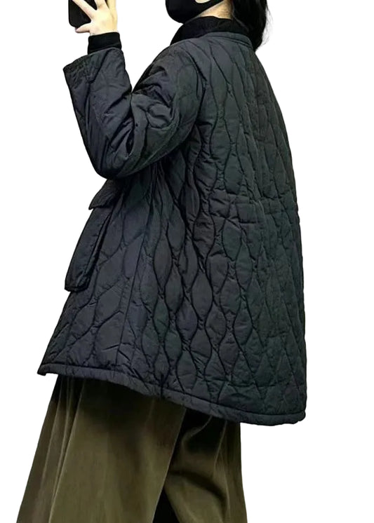 Women's Parka Jacket with Oversized Pockets for Winter 3