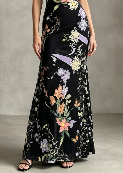 Women's Party Dress V Neck Printed Velvet Style 3