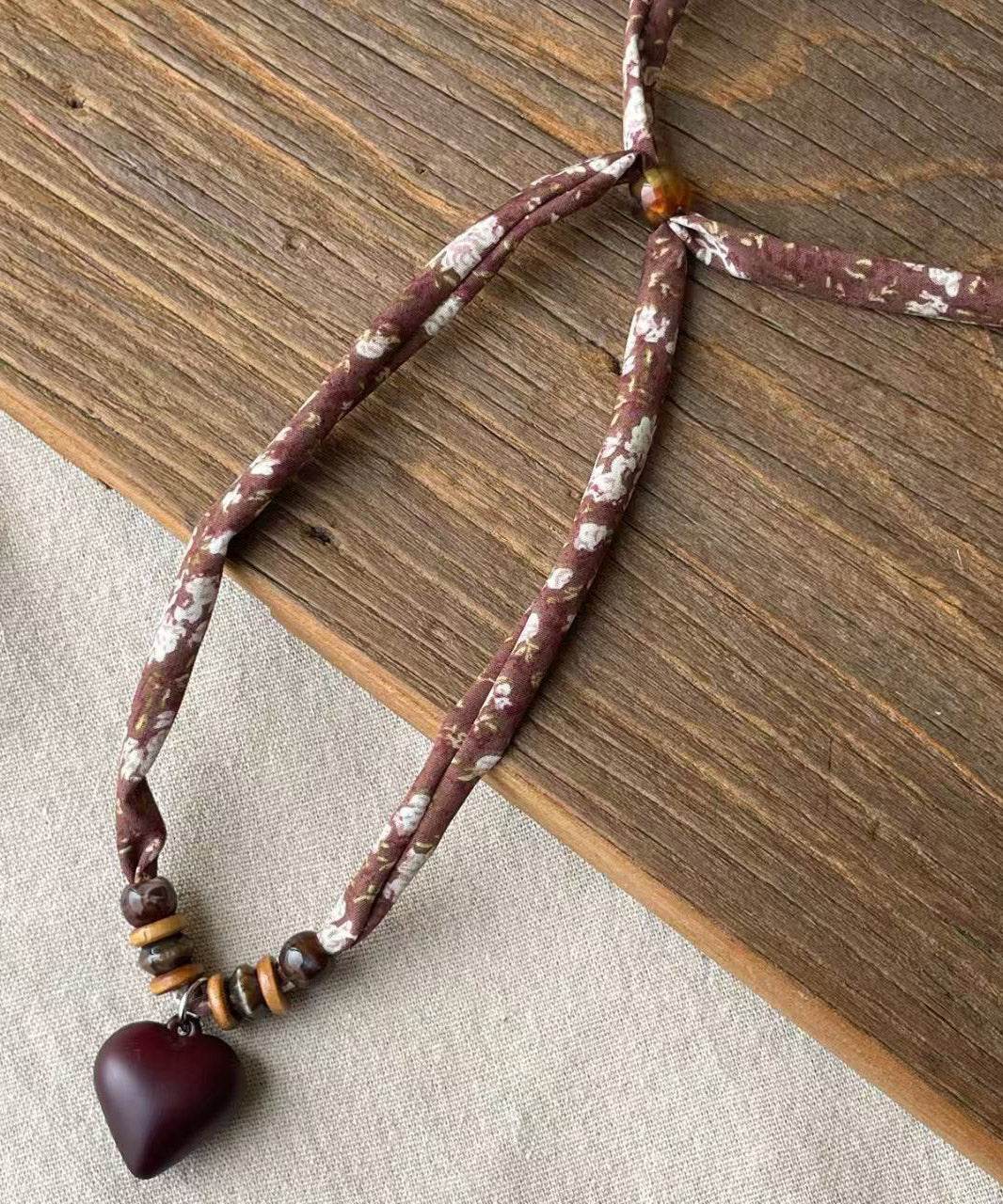 Women's Pendant Necklace Love Scarf Style 3
