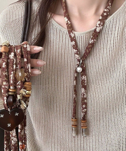 Women's Pendant Necklace Love Scarf Style 4