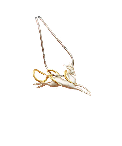 Women's Pendant Necklace Nine-Colored Deer Design 0