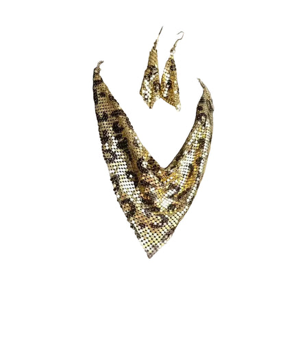 Women's Pendant Necklace Set Modern Triangular Bandage Style 2