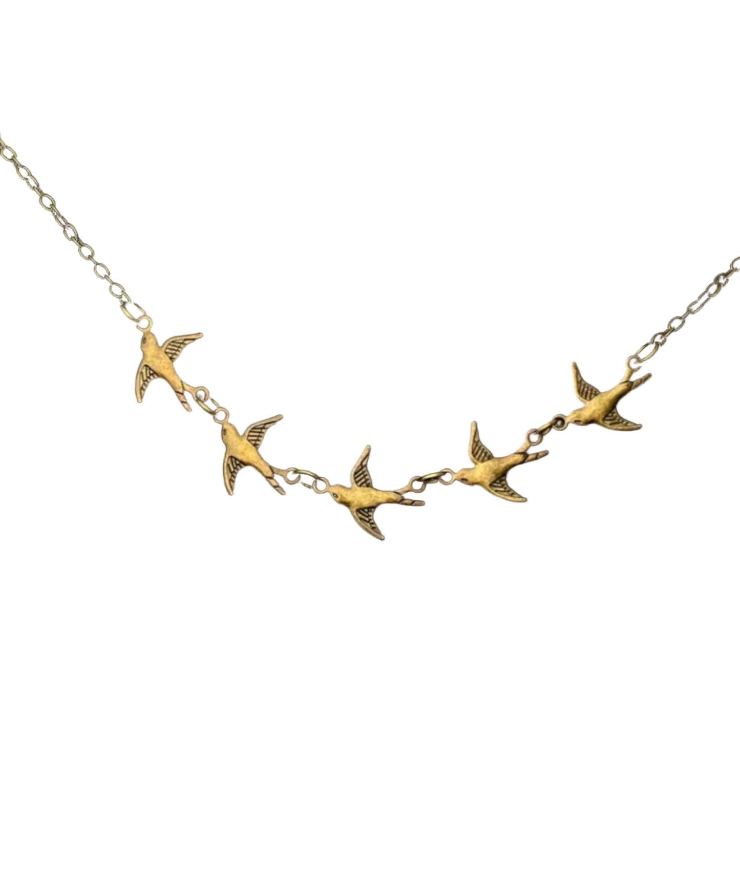 Women's Pendant Necklace Swallow Design 0