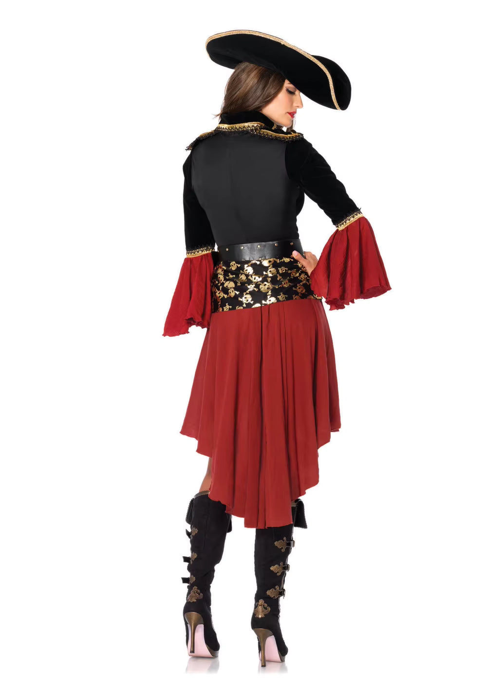 Women's Pirate Captain Costume Gothic Medieval Style 2