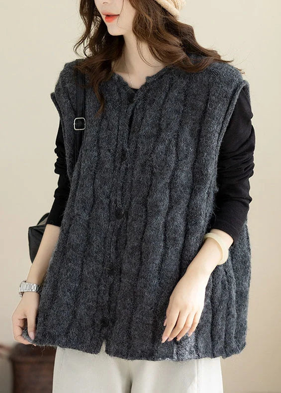 Women's Plus Size Cable Knit Sweater Cozy Winter Top 3