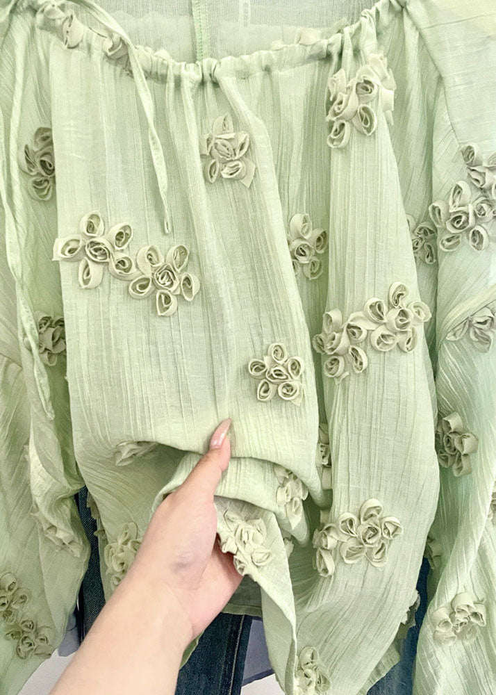 Women's Plus Size Floral Shirt Top O-Neck 3