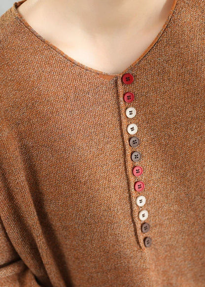 Women's Plus Size Knit Short Sweater Button Front 3