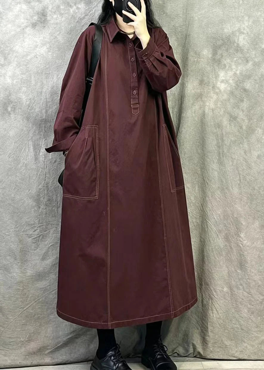 Women's Plus Size Maxi Dress Bohemian Oversized Style 1