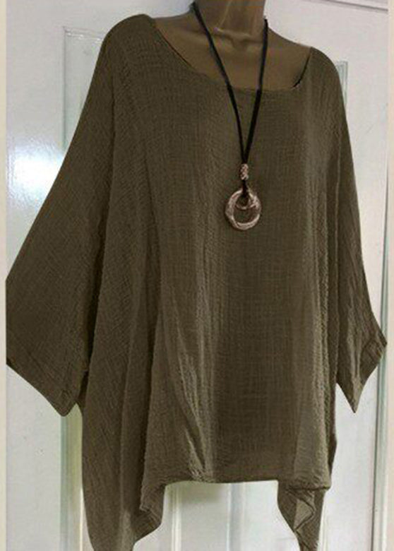 Women's Plus Size T-Shirt Asymmetrical Half Sleeve 2