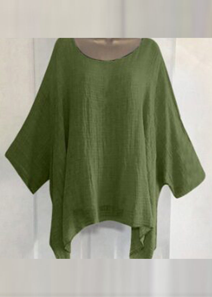 Women's Plus Size T-Shirt Asymmetrical Half Sleeve 3