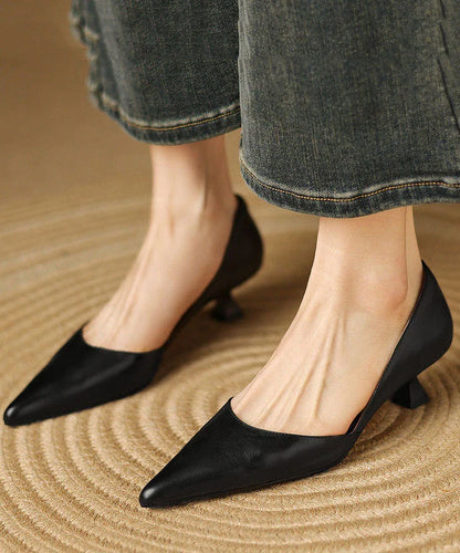 Women's Pointed Toe Kitten Heels Classic Style 1