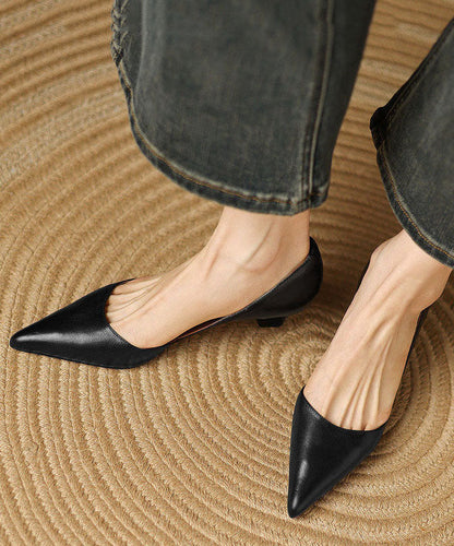 Women's Pointed Toe Kitten Heels Classic Style 2
