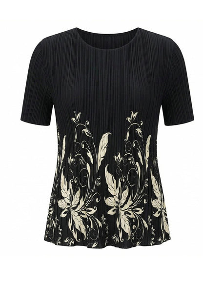 Women's Printed T-Shirt O-Neck Casual Summer Style 4