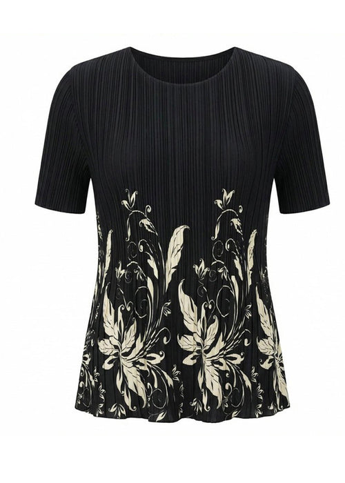 Women's Printed T-Shirt O-Neck Casual Summer Style 4