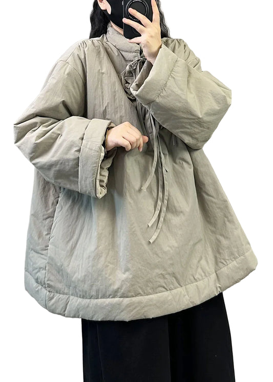 Women's Pullover Puffer Jacket Stand Collar Winter Outerwear 0