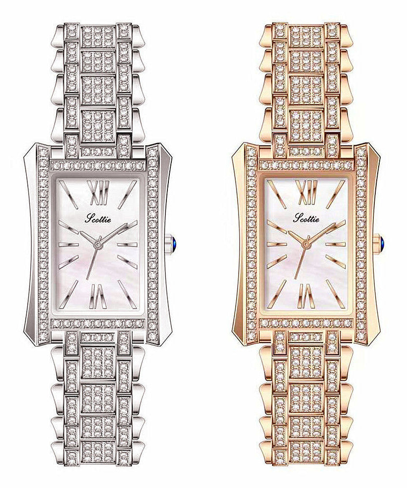 Women's Rectangle Watch Waterproof Design 4