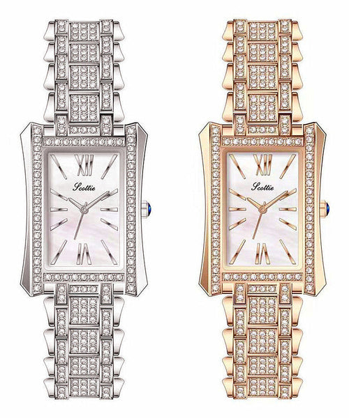 Women's Rectangle Watch Waterproof Design 4