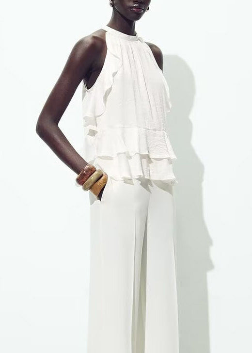 Women's Ruffled Layered Sleeveless Shirt 1