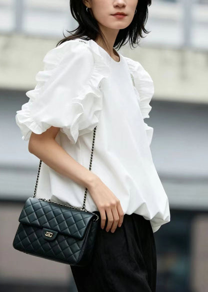 Women's Ruffled Summer Shirt Top 3