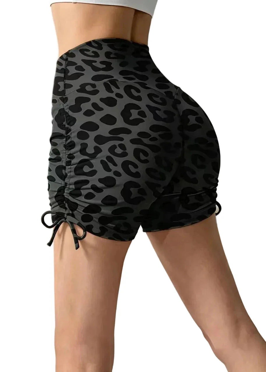 Women's Running Shorts High Waist Scrunch Detail 0