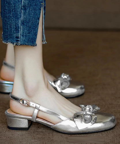 Women's Sandals Bow Accent Slip-On 3