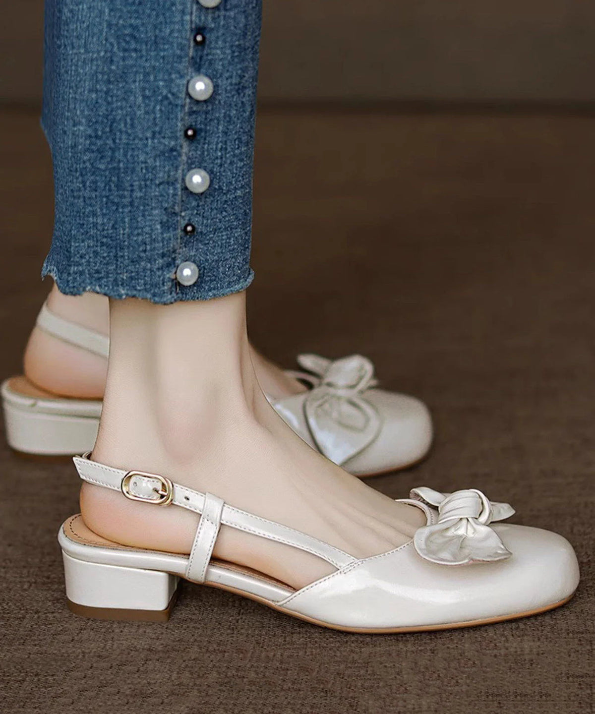 Women's Sandals Bow Accent Slip-On 4