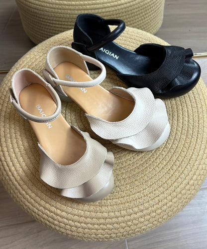 Women's Sandals Chunky Heel Buckle Strap Design 1