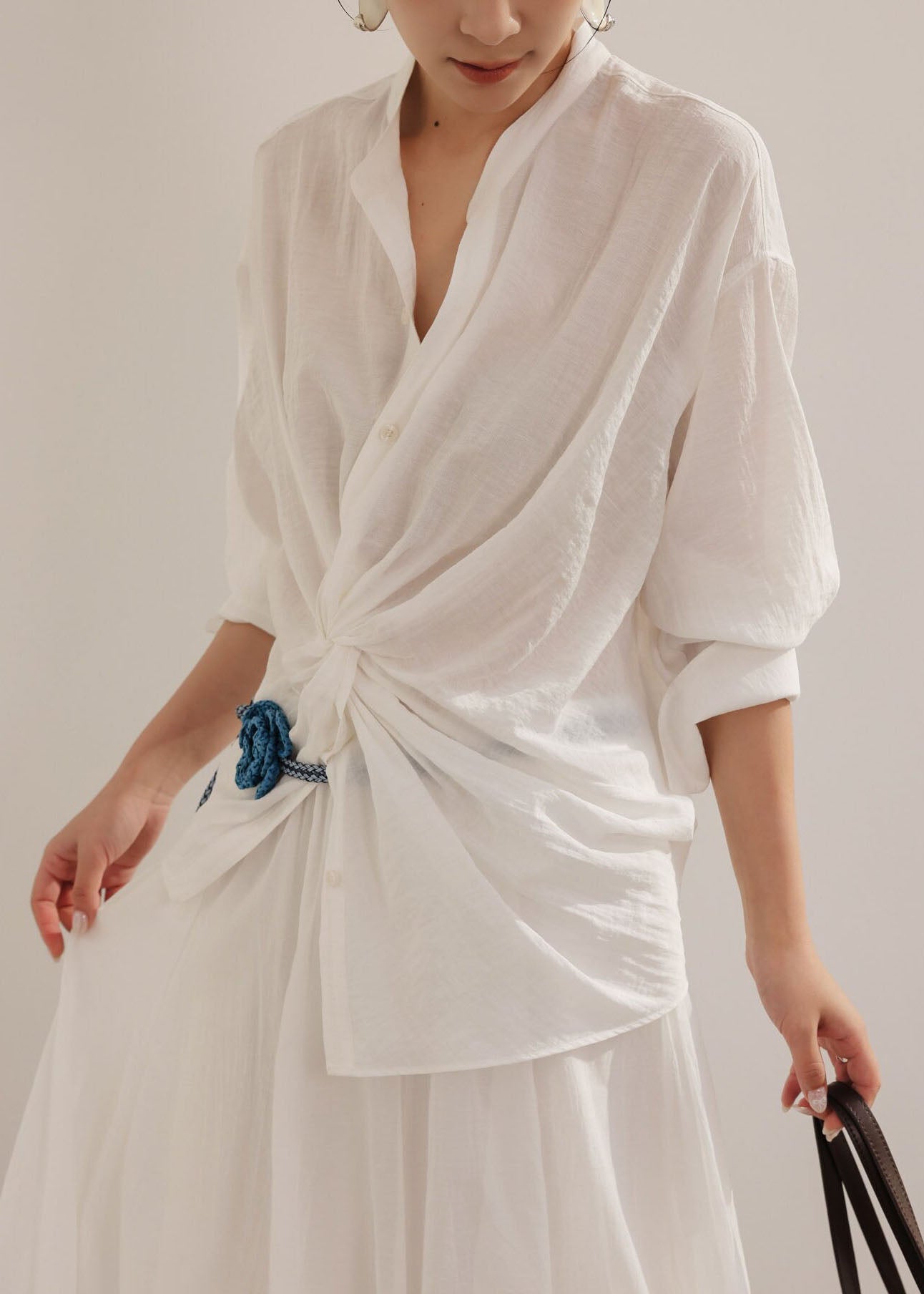 Women's Shirt Asymmetrical Design Summer Style 2