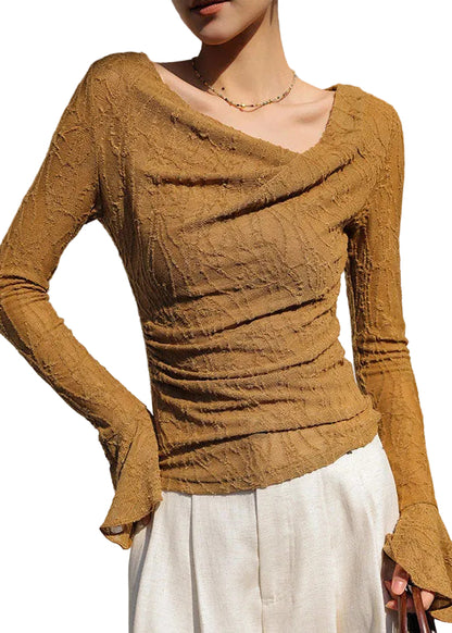 Women's Shirt Asymmetrical Flare Sleeve 2
