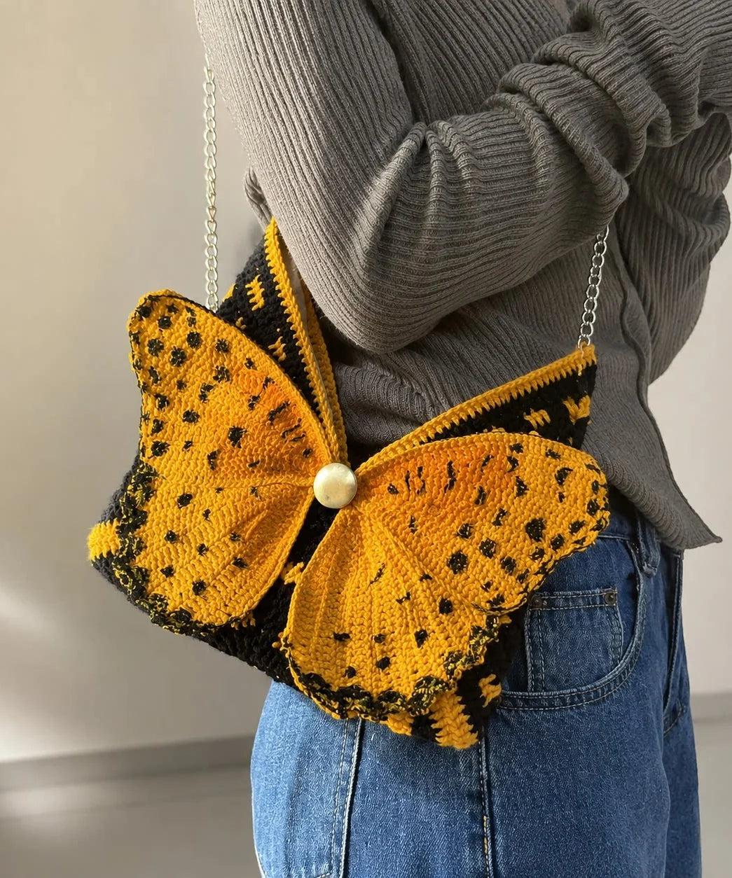 Women's Shoulder Bag Butterfly Wing Design 2